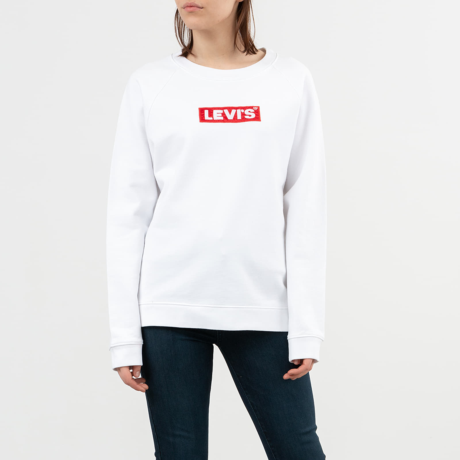Sweatjacken und Sweatshirts Levi's® Relaxed Graphic Crewneck White