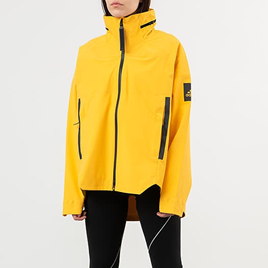 Adidas myshelter rain shop jacket yellow
