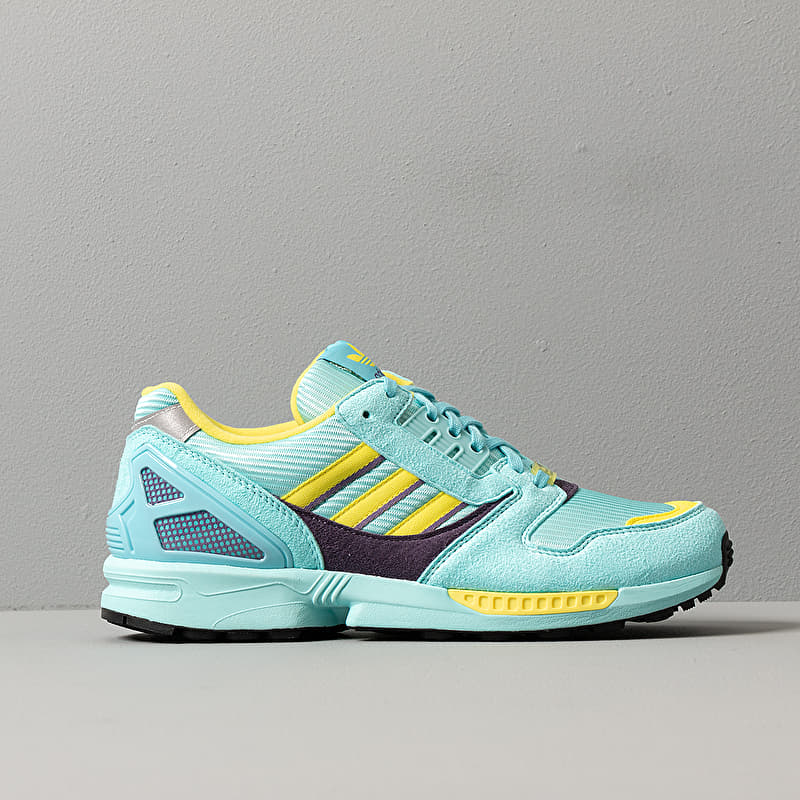 adidas ZX 8000 Clear Aqua/ Light Aqua/ Shock Yellow | Footshop