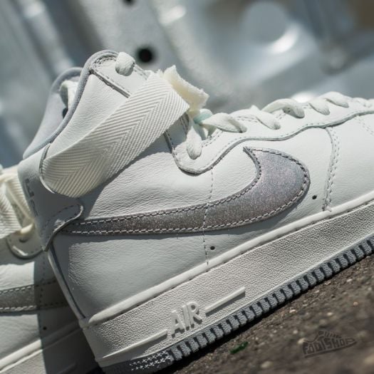 Air force 1 clearance high white wolf grey