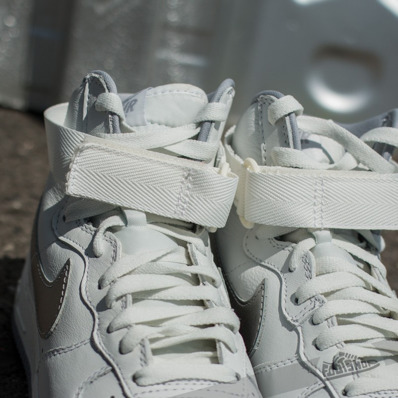 M nner Nike Air Force 1 HI Retro QS Summit White Wolf Grey Footshop