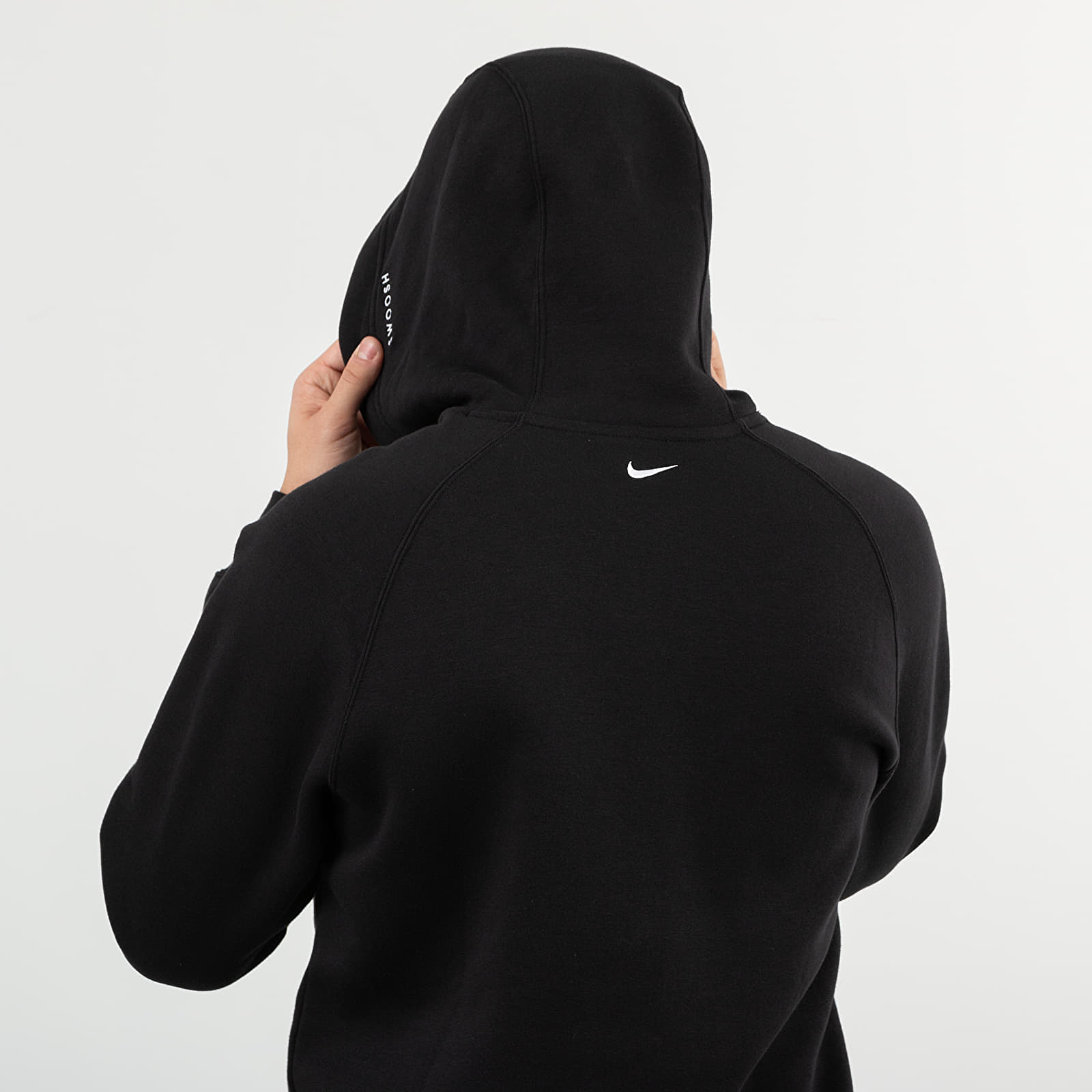 Hoodies and sweatshirts  Nike Sportswear Swoosh Pullover BB Hoodie Black/ White