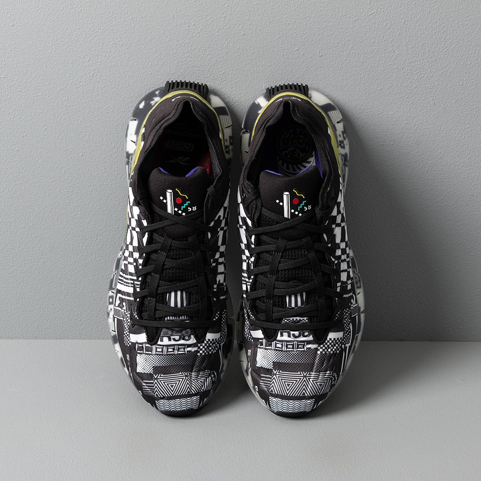 Pánské tenisky a boty Reebok x Kenzo Minami Zig Kinetica White/ Black/ Red Rush