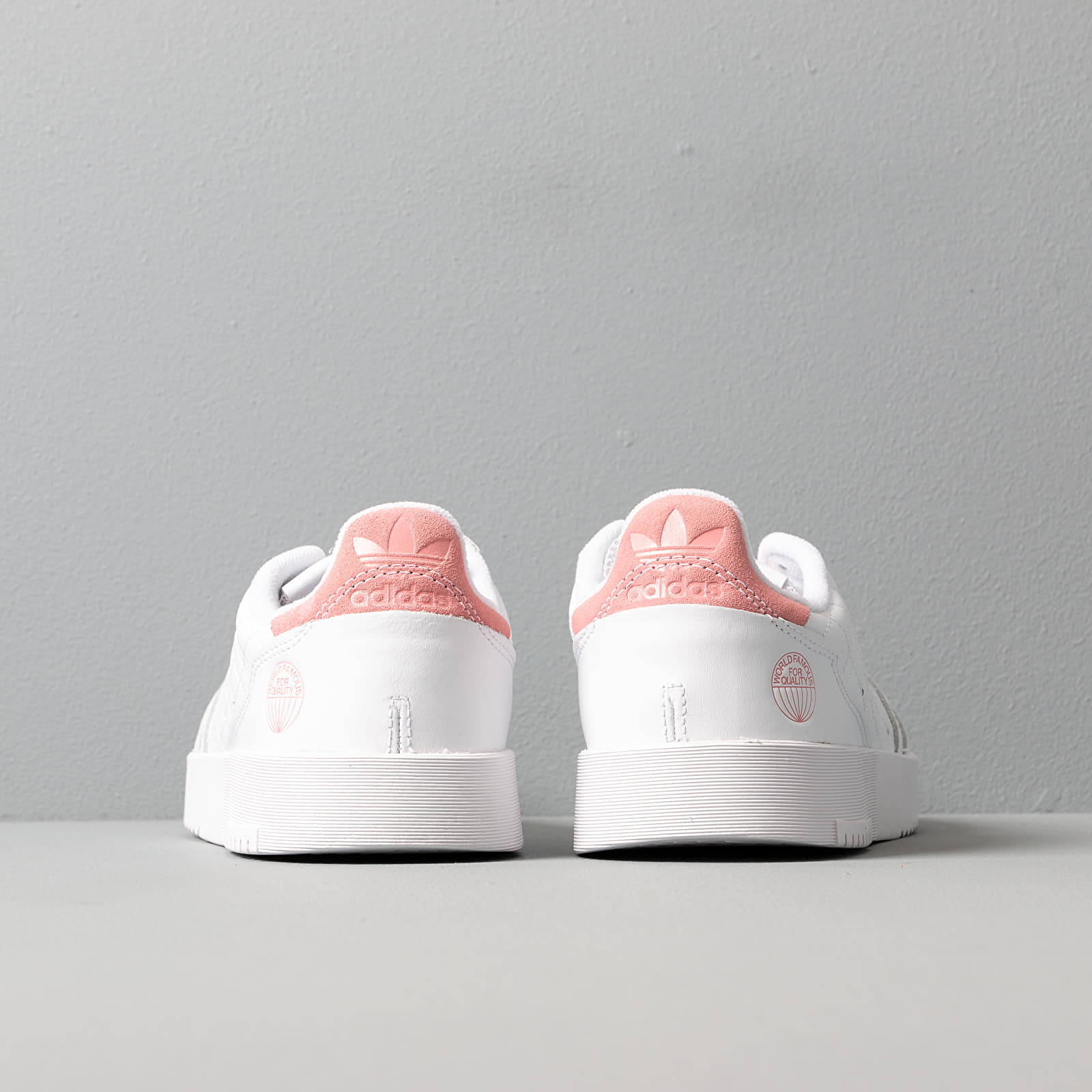 Moteriška avalynė adidas Supercourt W Ftw White/ Ftw White/ Glow Pink