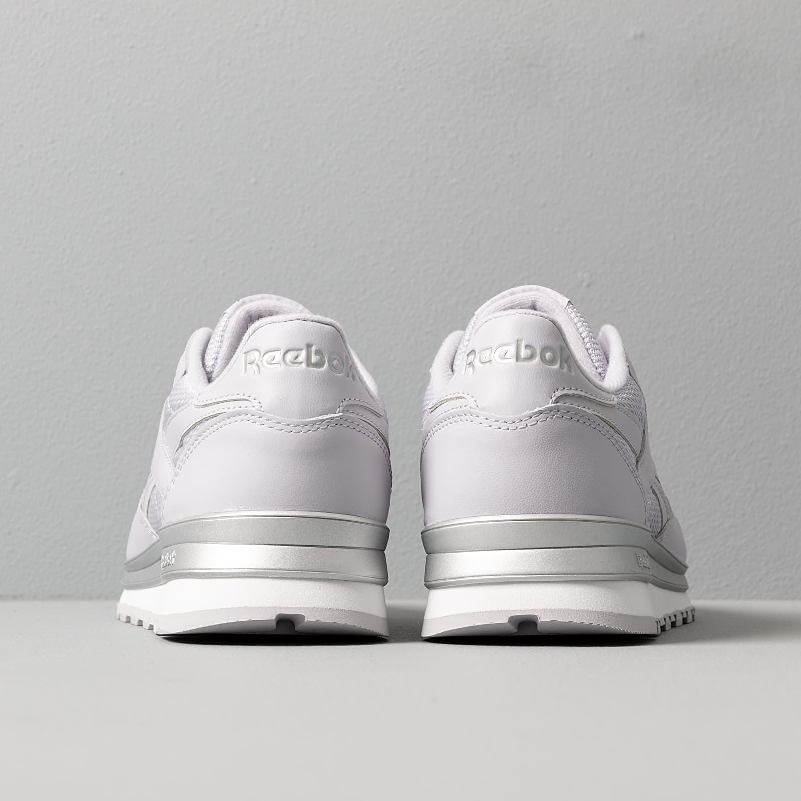 Women's shoes Reebok Classic Leather Sterling Grey/ Silver Metalic/ White