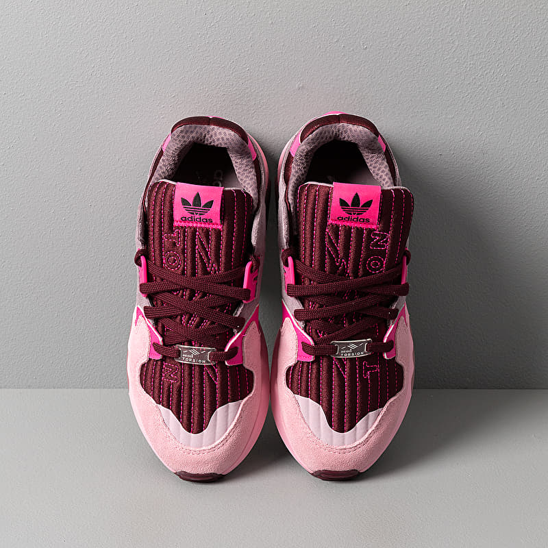 adidas ZX Torsion W Maroon/ Shock Pink/ True Pink | Footshop