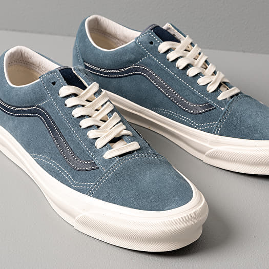 Men s shoes Vans OG Old Skool LX Suede Blue Mirage Blue Footshop
