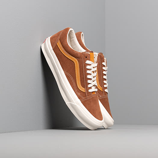 Herren Sneaker und Schuhe Vans OG Old Skool LX Suede Dachshund Brown Footshop