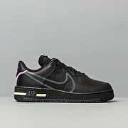 スニーカー Nike Air Force 1 React Black Violet Star Barely Volt Nike Air Force 1 React Black Violet Star Barely Volt Men's