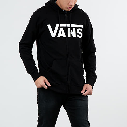 Hoodies and sweatshirts Vans Classic Zip Sweatshirt Black White
