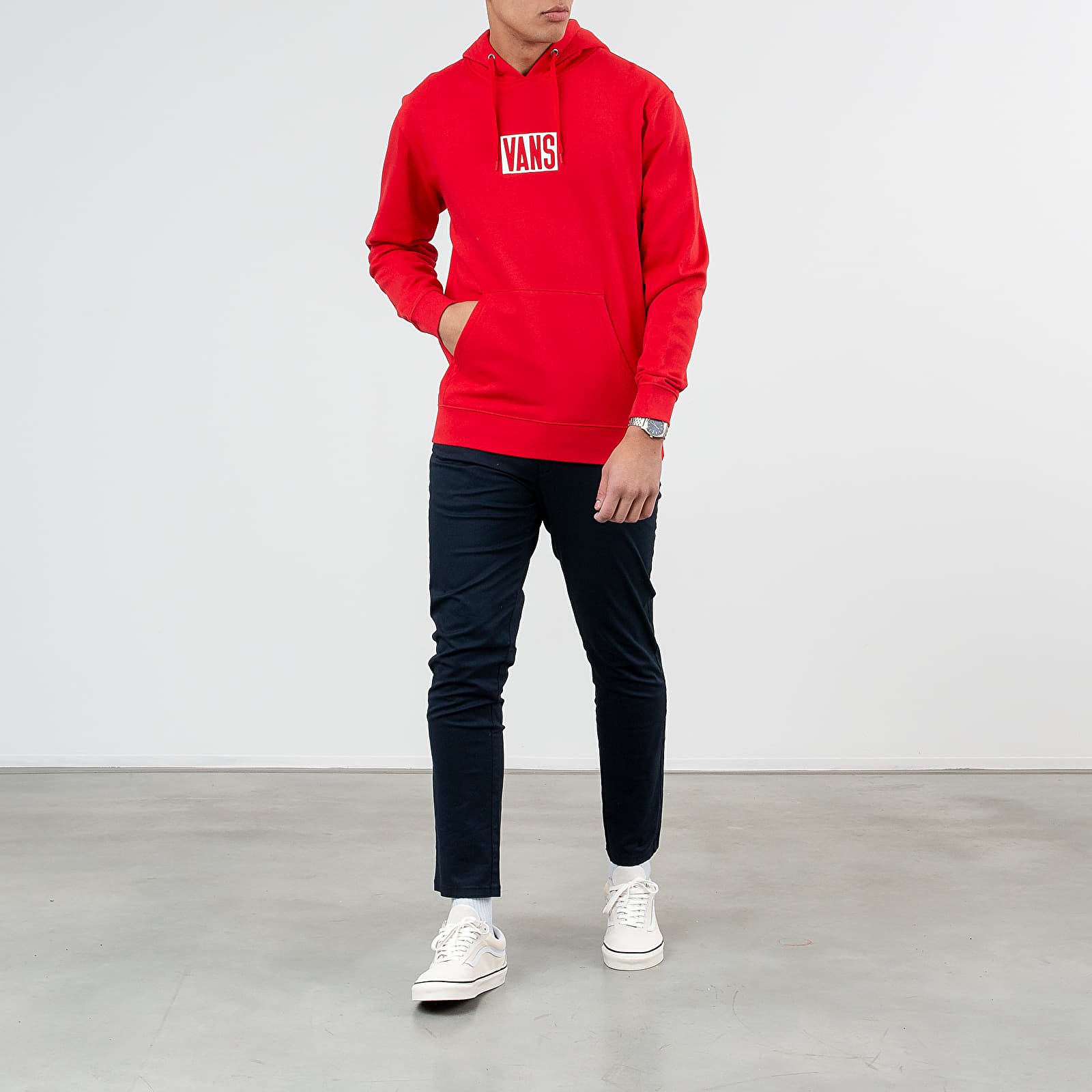 Hoodies and sweatshirts Vans New Stax Hoodie Racing Red Footshop