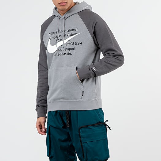 Nike sportswear swoosh shop pullover ft hoodie