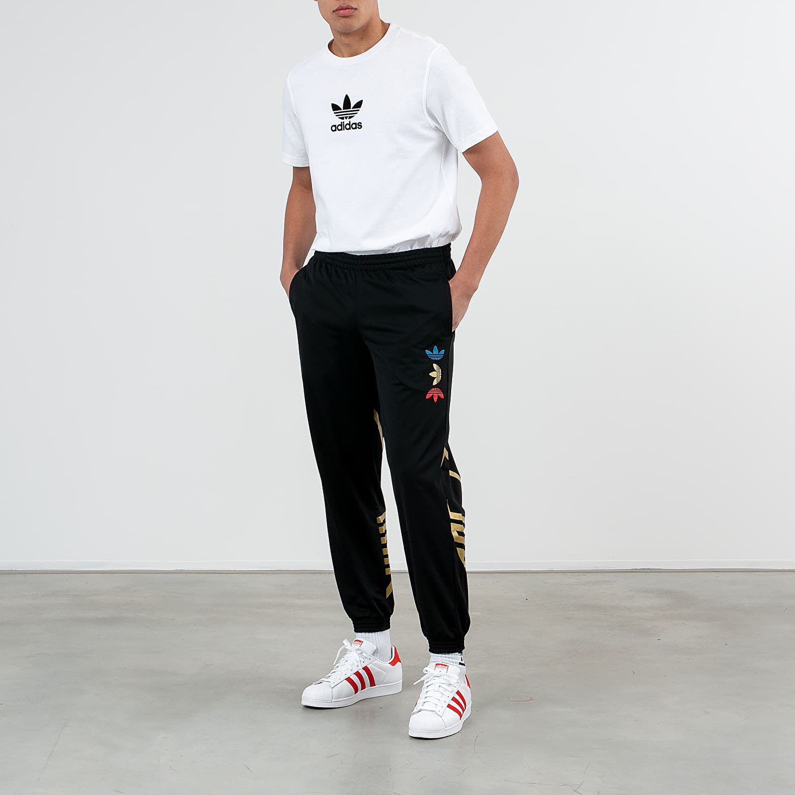 Pants and jeans adidas Reflective Metallic Trackpants Black
