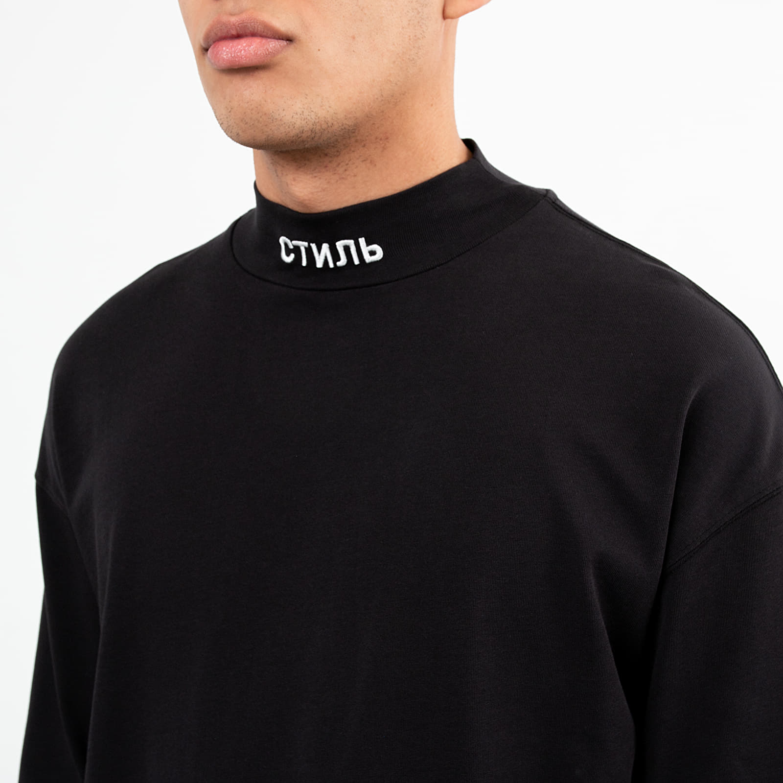 T-shirts HERON PRESTON Original Turtleneck Black/ White | Footshop