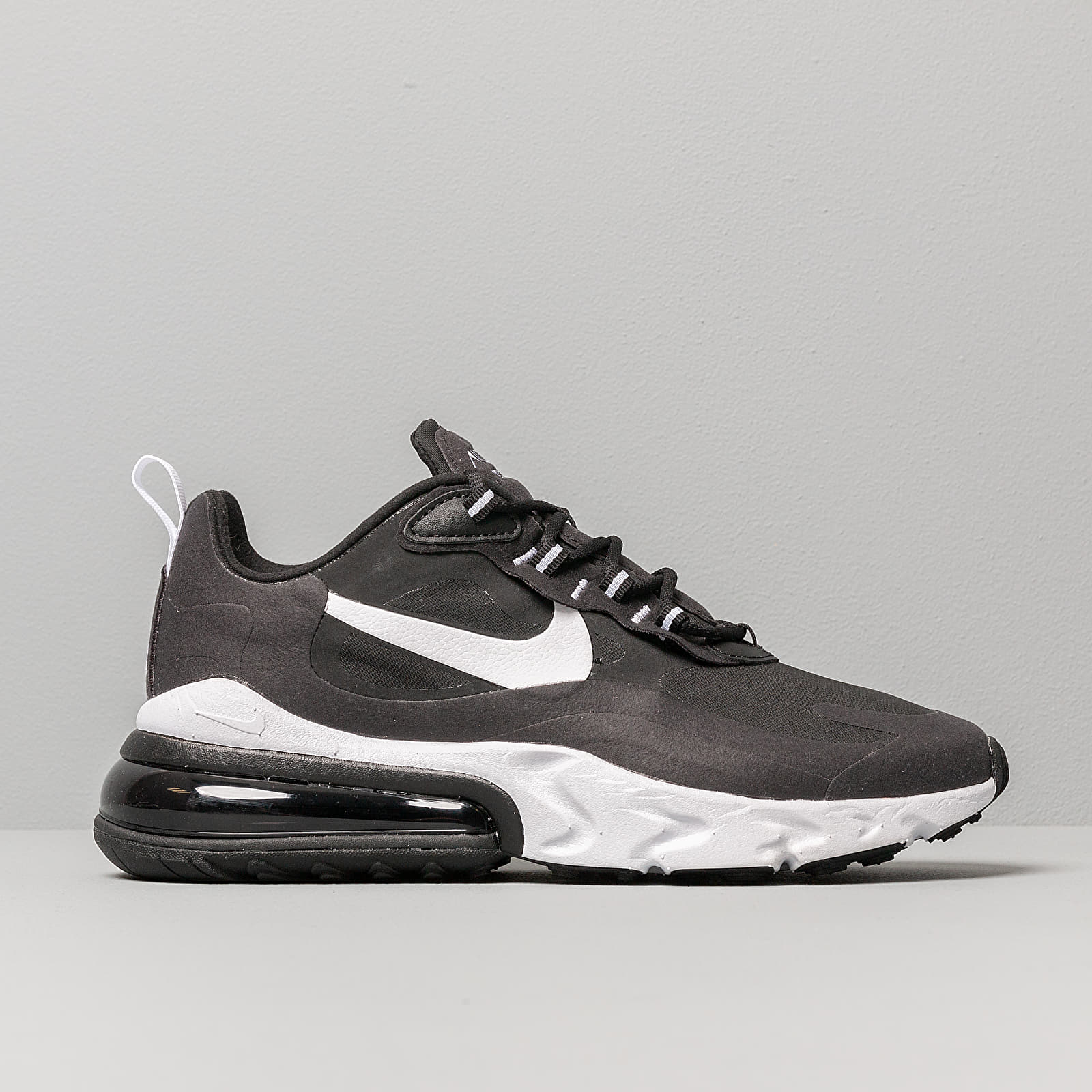 Men s shoes Nike Air Max 270 React Black White Black Footshop