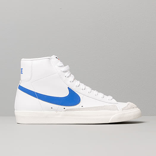 Men s shoes Nike Blazer Mid 77 Vintage White Racer Blue Sail Footshop
