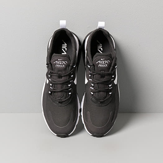 Nike air max 270 react men's black and white outlet
