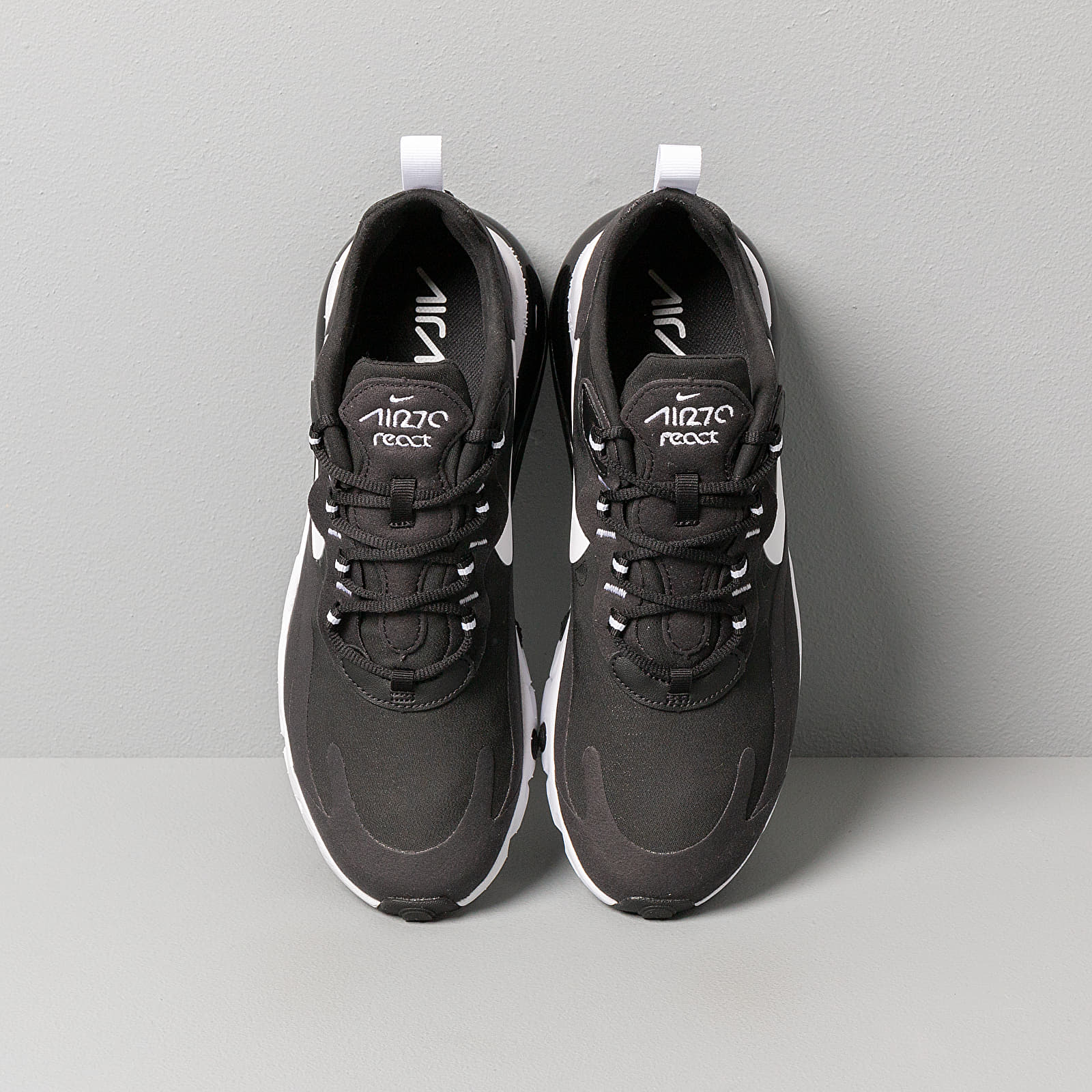 Manner Nike Air Max 270 React Black White Black Footshop