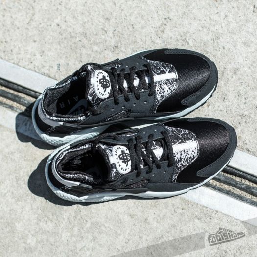 huarache black and white camo