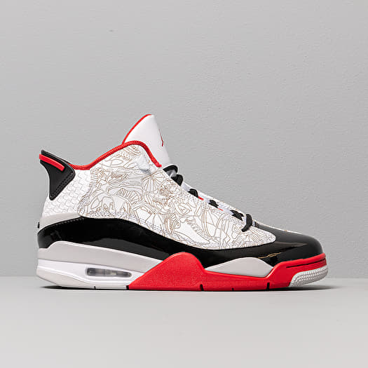 Men s shoes Air Jordan Dub Zero White Black Varsity Red Neutral