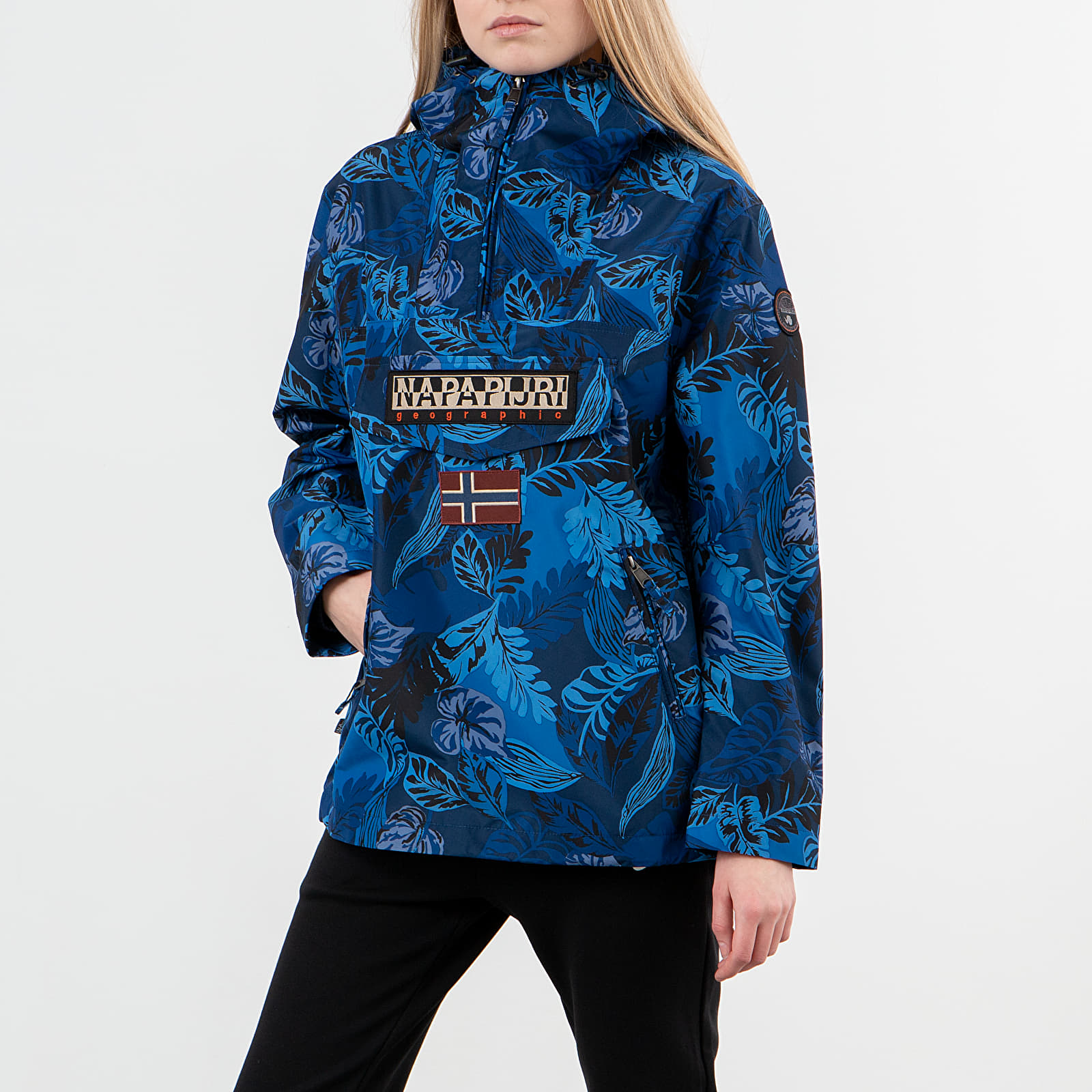 Blue napapijri coat sales