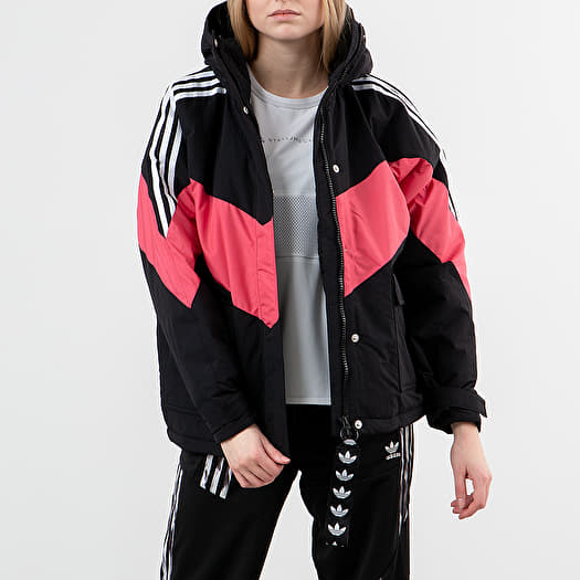 Jackets adidas Iconic Winter Jacket Black/ Craft Pink/ White | Footshop