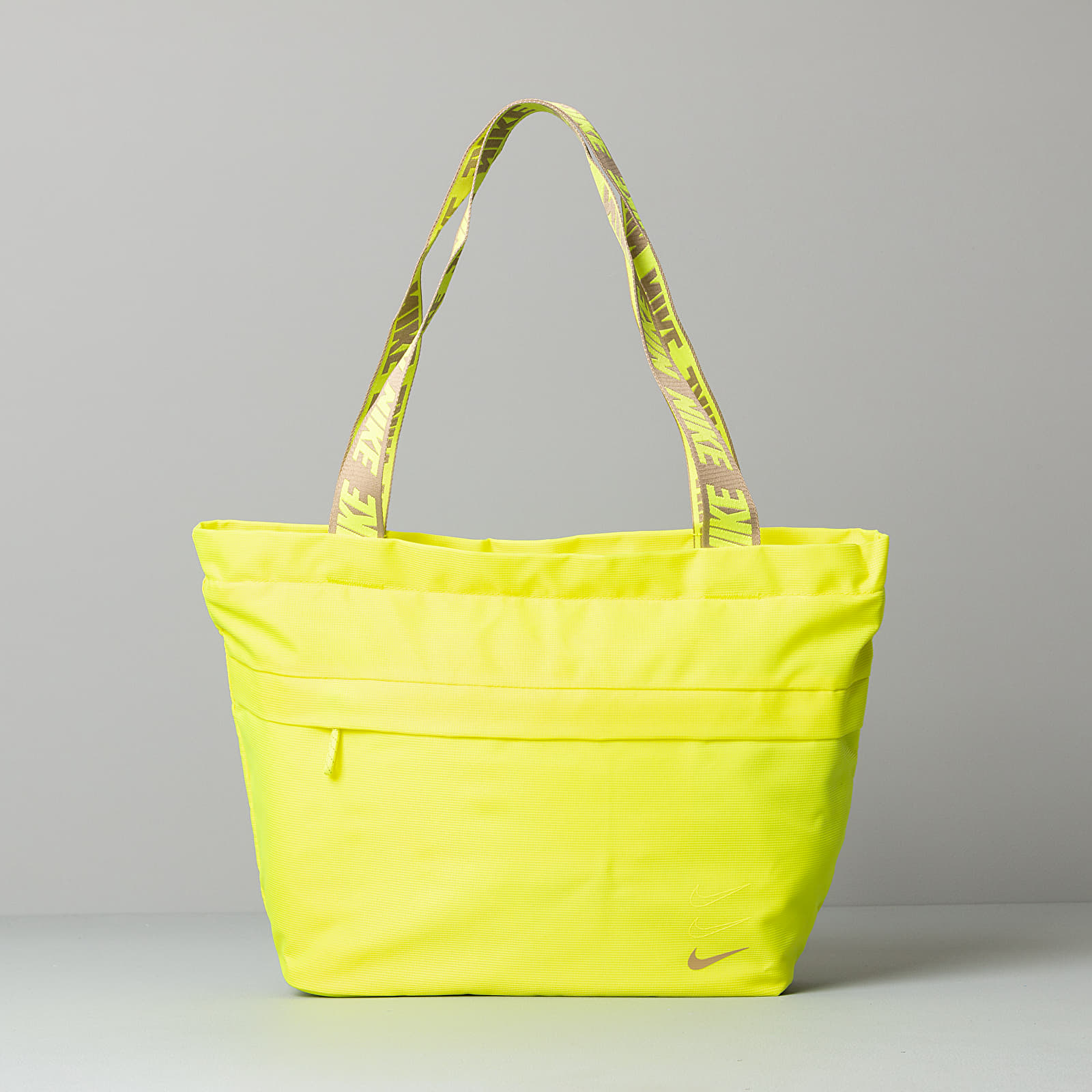 Torby przez ramię Nike Sportswear Essentials Tote Back Lemon Venom/ Lemon Venom/ Dark Smoke Grey