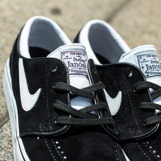 Nike sb zoom stefan janoski black white on sale
