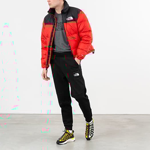 North face retro top nuptse red