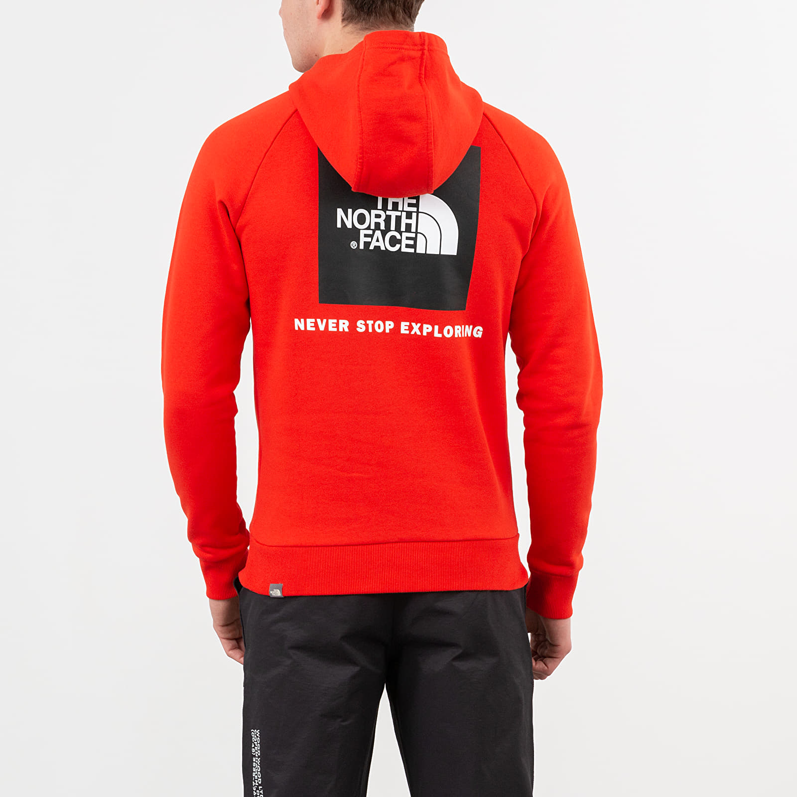 North face red box hoodie store