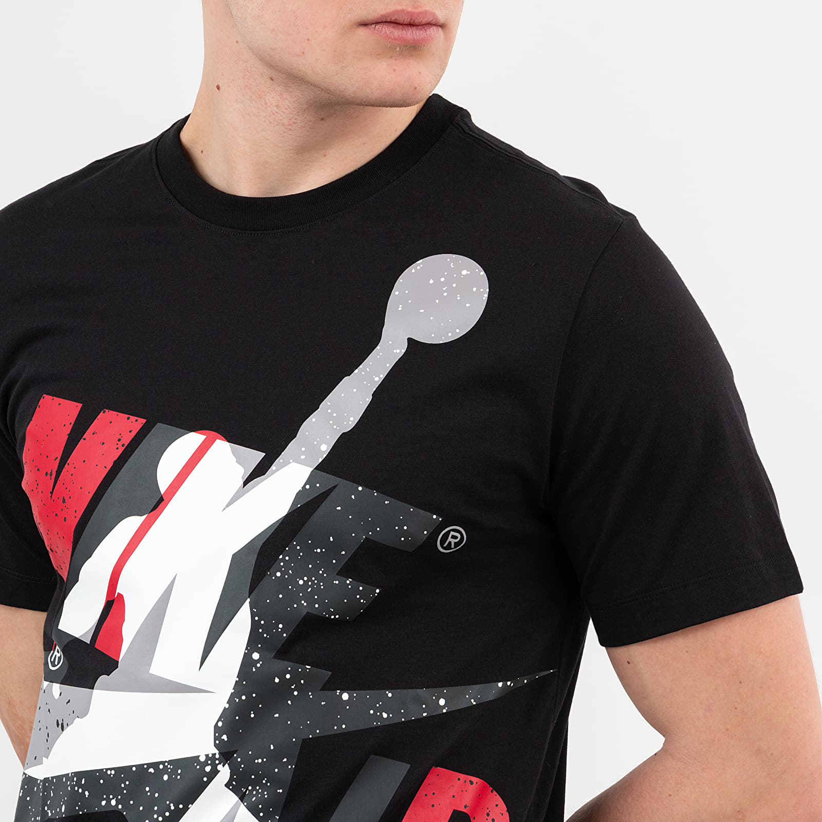T-shirts Jordan Jumpman Classics Tee Black/ White/ Gym Red