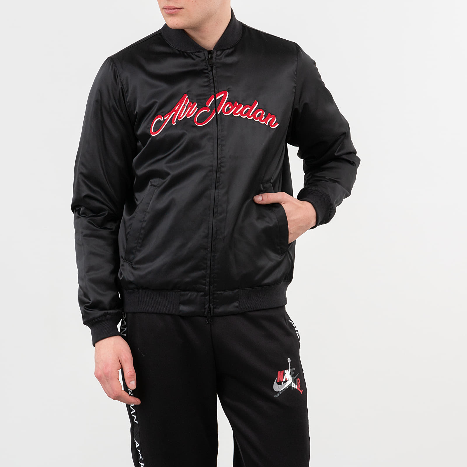 Jackets Jordan Remastered Hybrid Jacket Black/ Black/ Gym Red