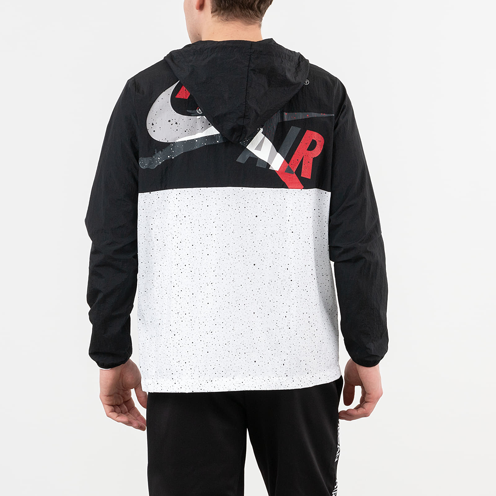 Jackets Jordan Classics Windwear Jacket Black/ White/ White/ Gym Red