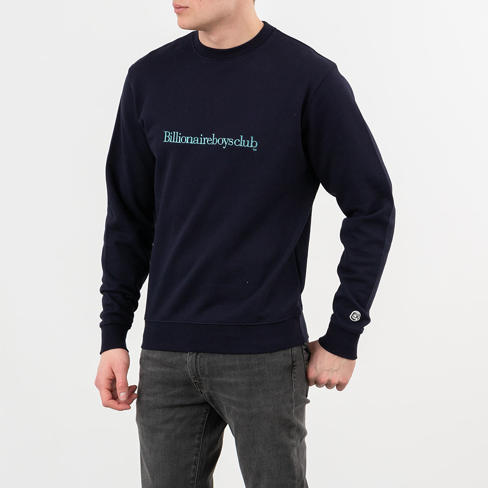 Hoodies and sweatshirts Billionaire Boys Club Embroidered Logo Crewneck Navy Footshop