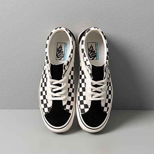 Men s shoes Vans Bold Ni Checkerboard Black Marshmallow Footshop