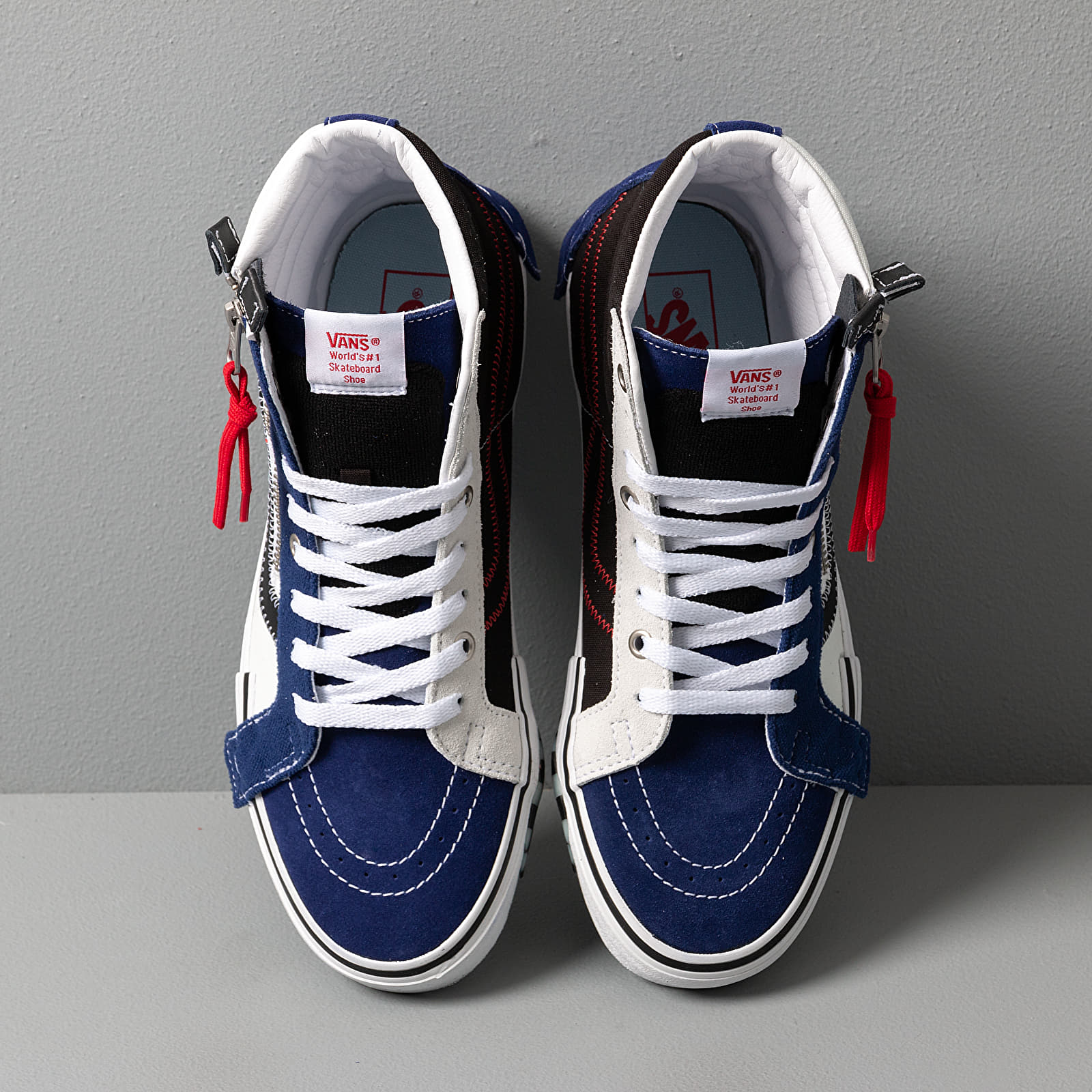 Men s shoes Vans Sk8 Hi Reissue Cap Blueprint Bit Of Blue Footshop