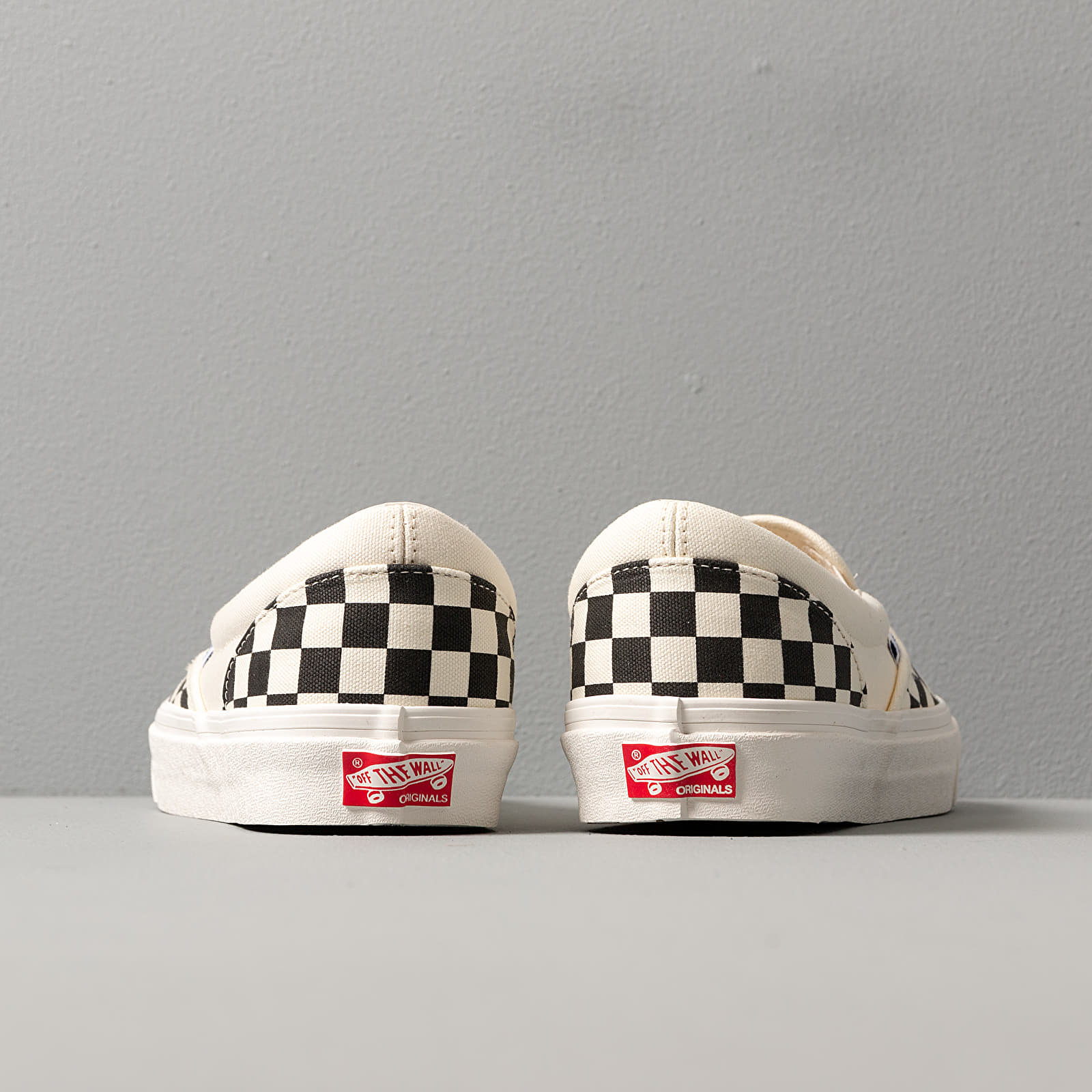 Men's shoes Vans OG Classic Slip-On LX (Canvas) Black/ White Checkerboard
