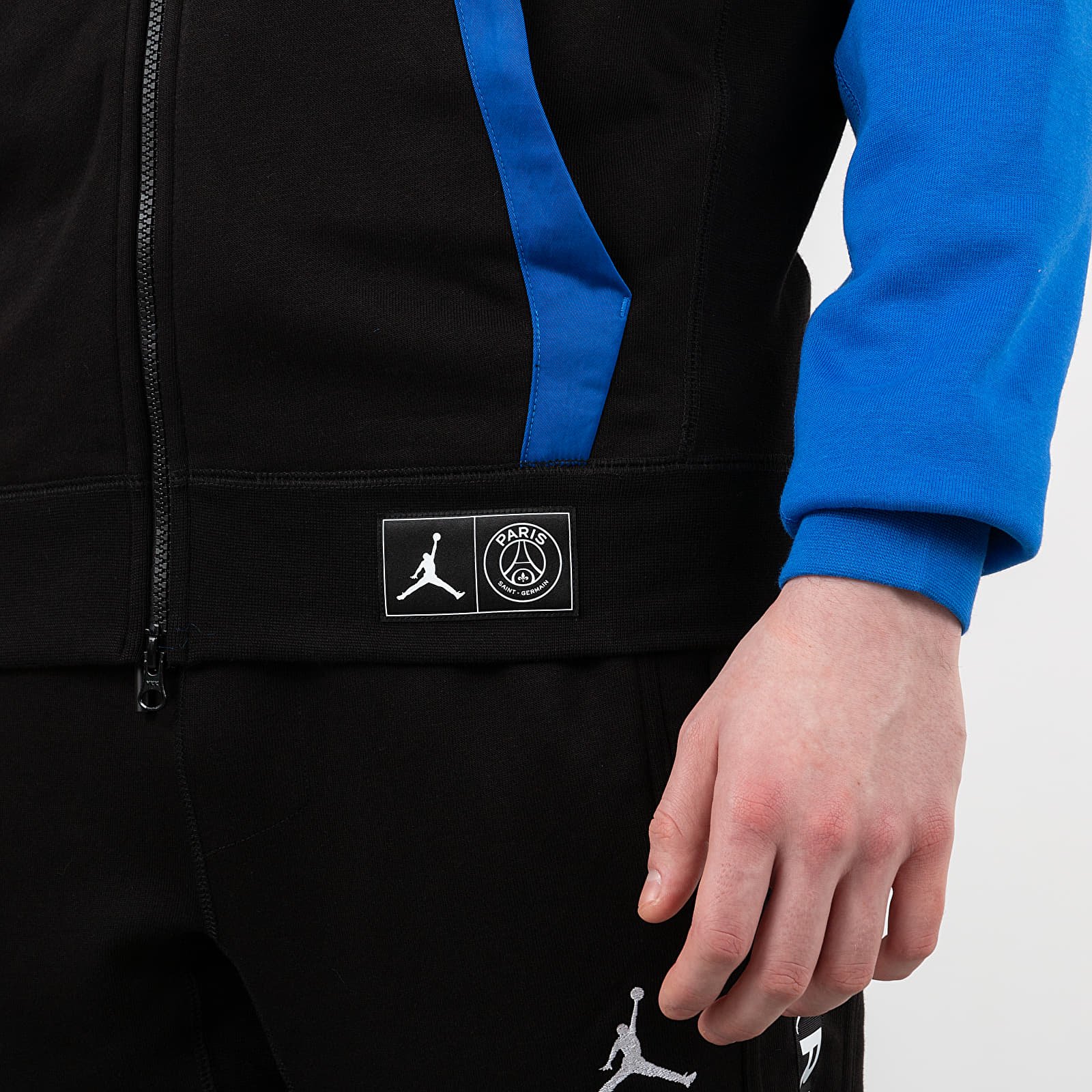 Hættetrøjer og sweatshirts Jordan Paris Saint-Germain BC Fleece Fullzip Hoodie Black/ Hyper Cobalt/ University Red