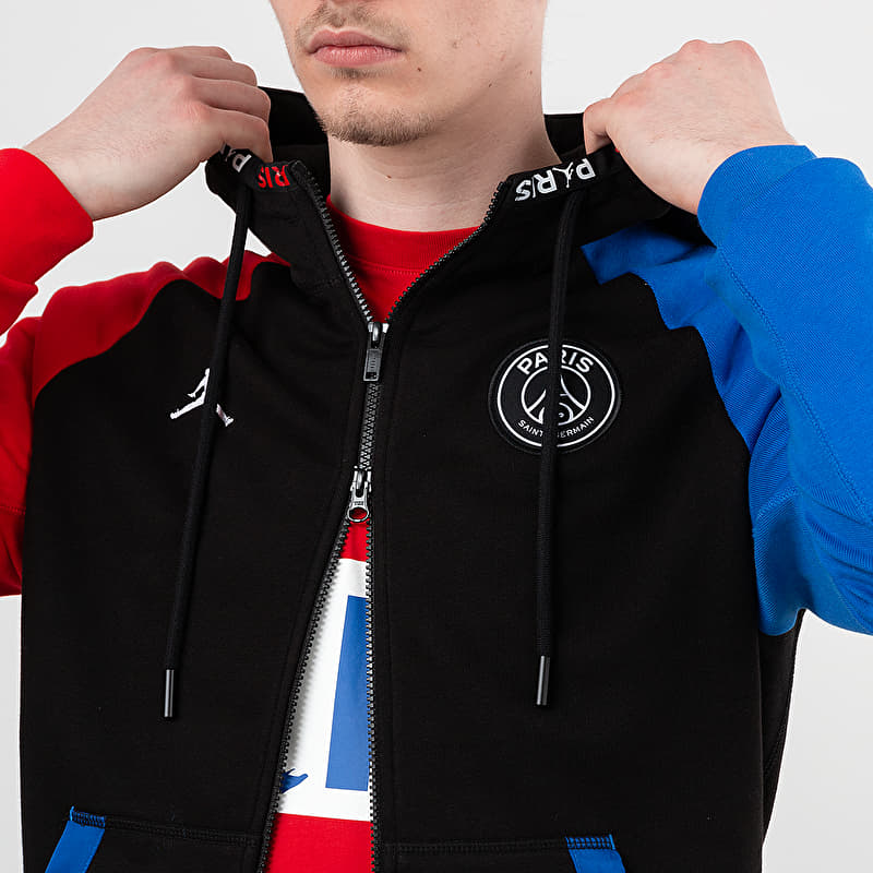 Jordan Paris Saint-Germain BC Fleece Fullzip Hoodie Black/ Hyper