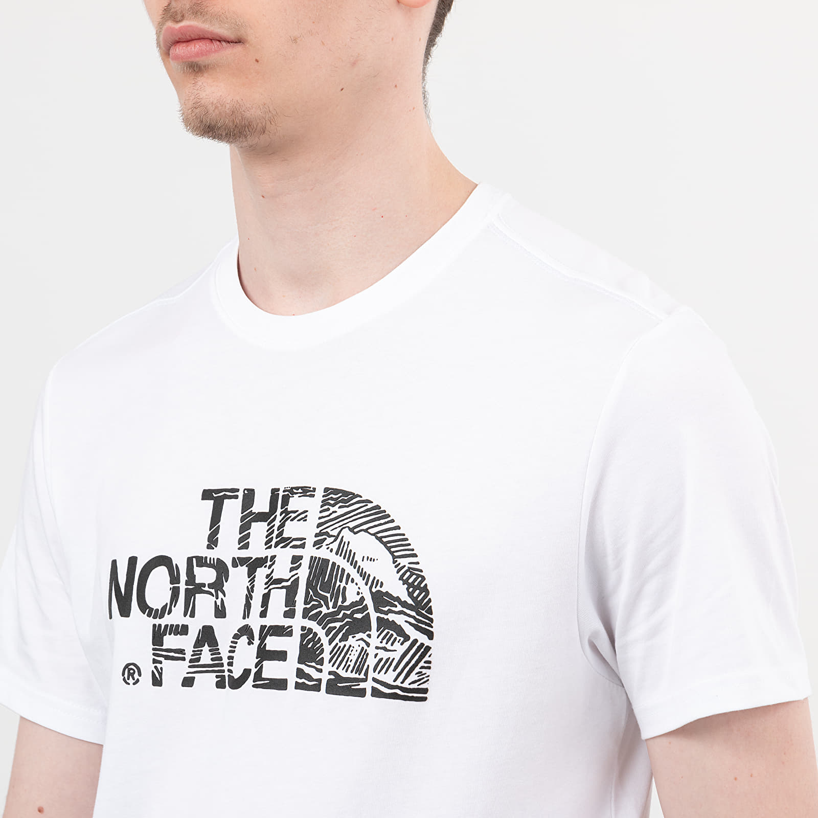 Koszulki The North Face Woodcut Dome Tee White | Footshop
