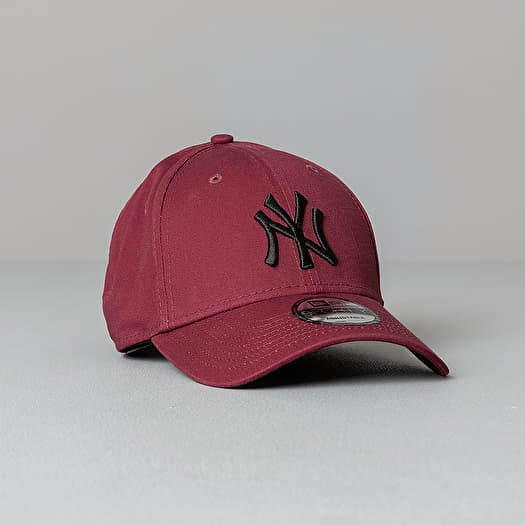 キャップ New Era Essential Blank Primary Logo Snapback Wine Cork Caps New Era 9Forty MLB Essential New York Yankees Cap Wine