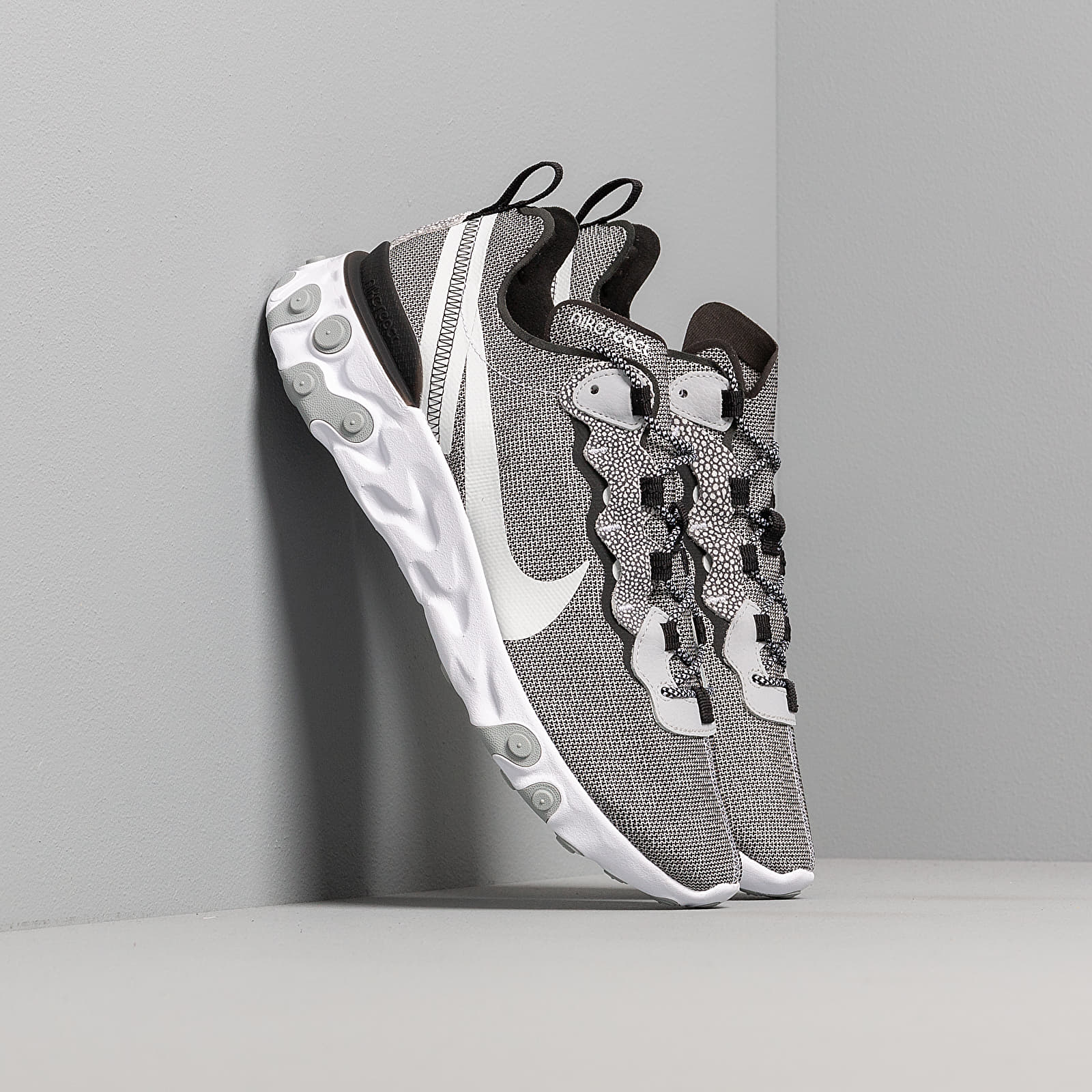 Zapatillas Hombre Nike React Element 55 Se White/ Pure Platinum-Wolf Grey-Black