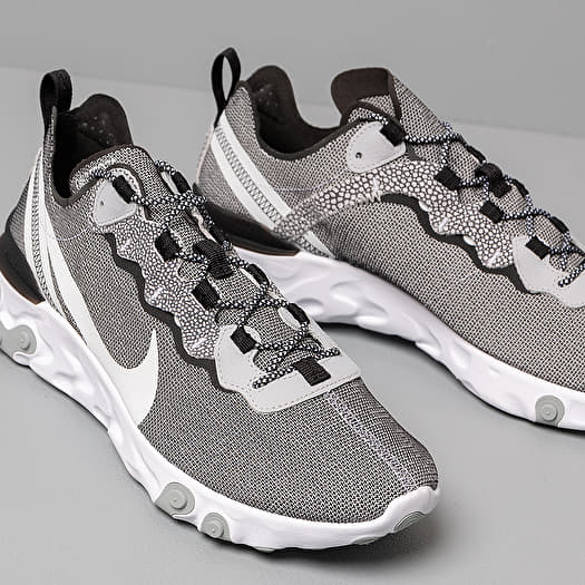 Men s shoes Nike React Element 55 Se White Pure Platinum Wolf Grey Black Footshop