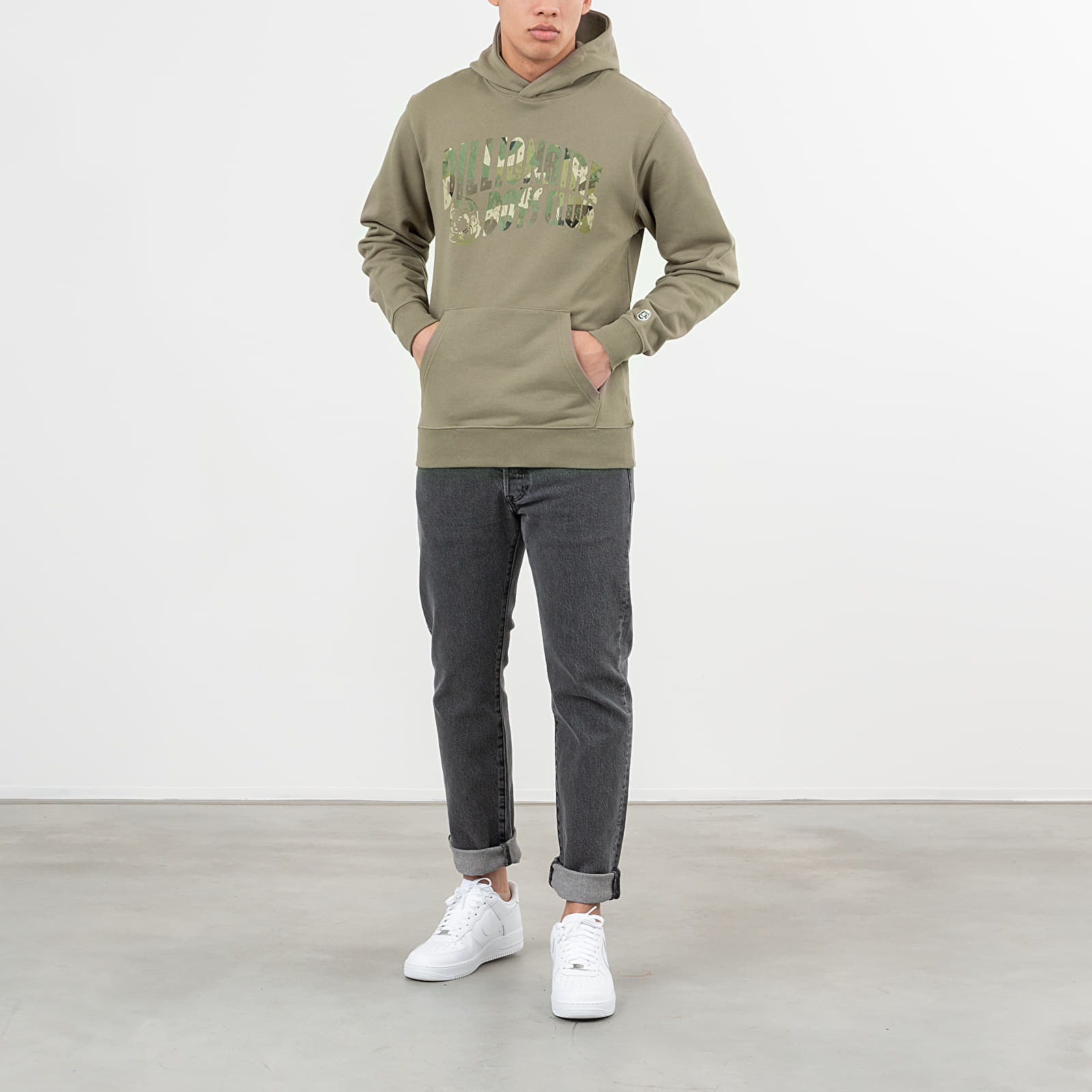 Суичърти Billionaire Boys Club Camo Arch Logo Popover Hoodie Olive