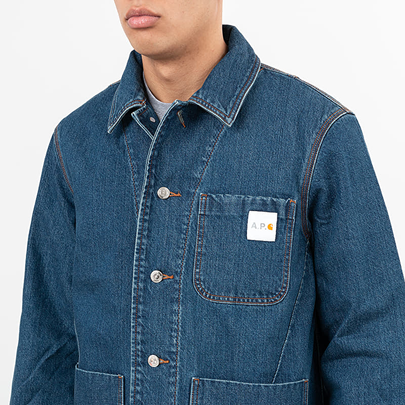 A.P.C. x Carhartt WIP Talk Jacket Indigo Delave | Footshop