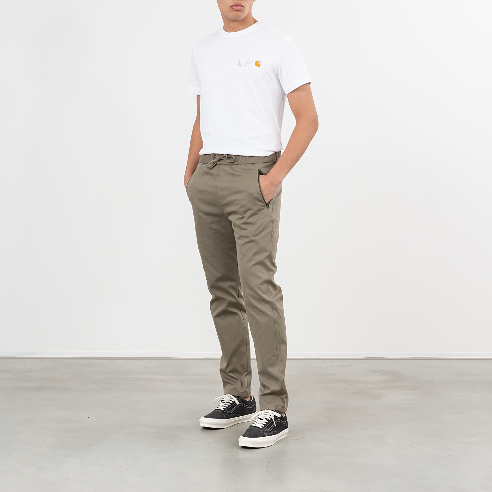Pants and jeans A.P.C. x Carhartt WIP Pantalon Crossover Pants Kaki