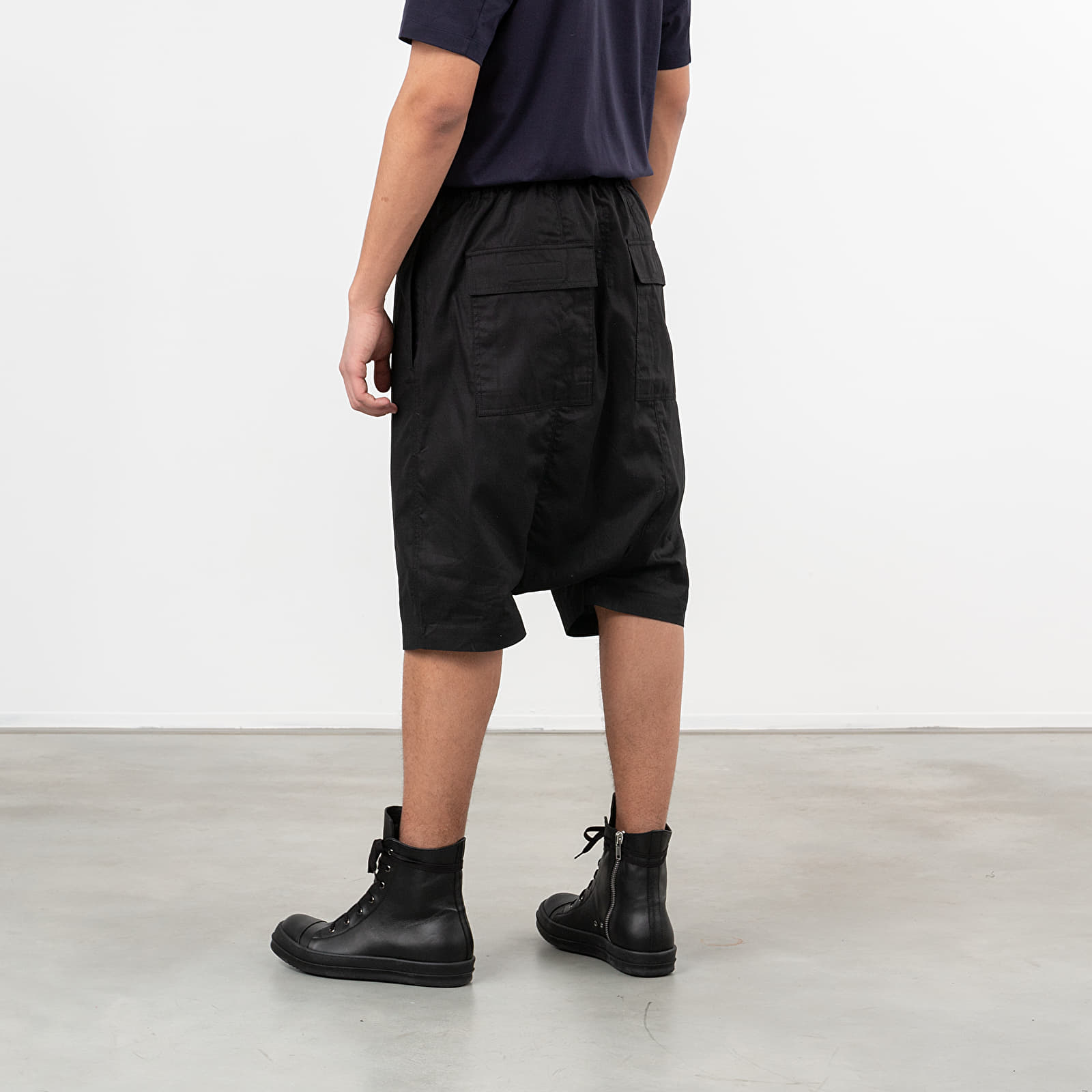 Szorty Rick Owens DRKSHDW Drawstring Ripstop Pods Shorts Black