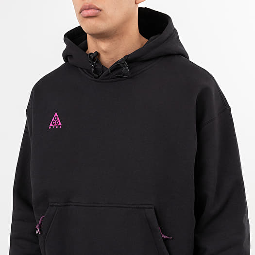 nike black and pink hoodie