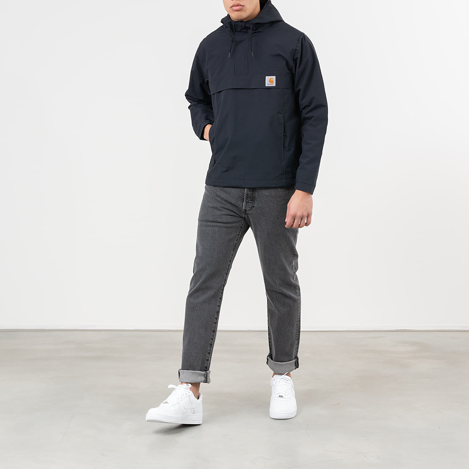 Carhartt nimbus pullover navy discount