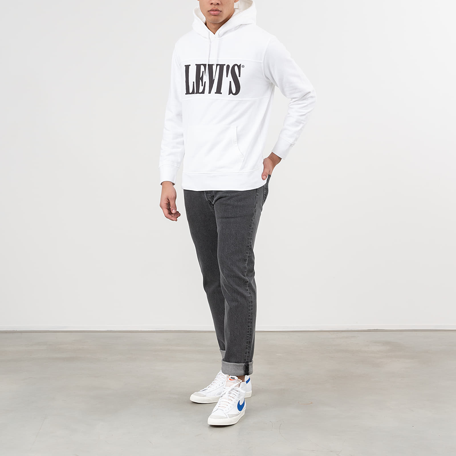 Hoodies and sweatshirts Levi s Pieced Hoodie White Footshop